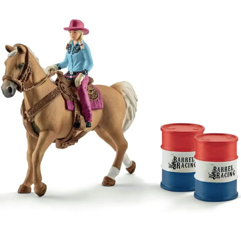Schleich 41417 Cowgirl ja tynnyriratsastus - Erikoiserä!