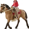 Schleich 42112 Cowgirl Roosa ja hevonen - Erikoiserä!