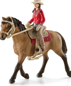 Schleich 42112 Cowgirl Roosa ja hevonen - Erikoiserä!