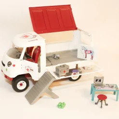 Schleich Eläinlääkäri auto ja tarvikkeet - Second Hand