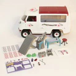 Schleich Eläinlääkäri auto ja tarvikkeet - Second Hand