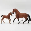 Schleich Hannoverin hevonen 13817 ja varsa 13818