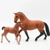 Schleich Hannoverin hevonen 13817 ja varsa 13818 - Second Hand