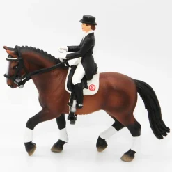 Schleich hevonen, kouluratsastaja ja varusteet - Second Hand