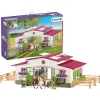 Schleich 42344 Hevostalli, hevoset ja ratsastaja