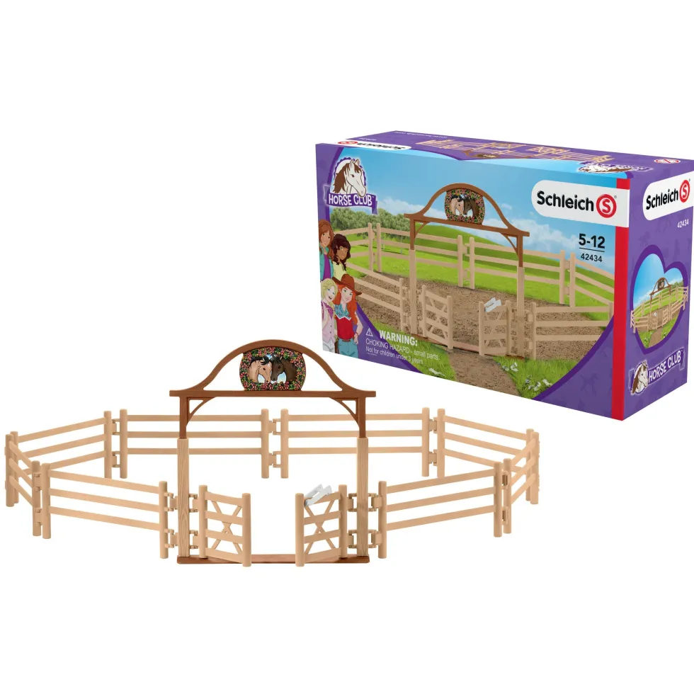 Schleich 42434 Hevosten aitaus portilla