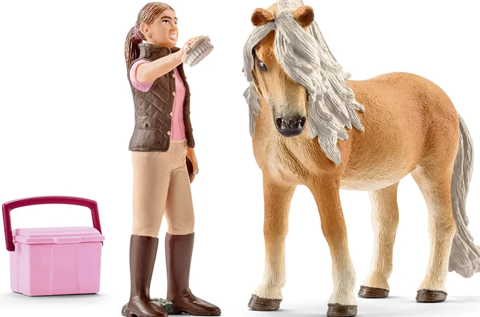 Schleich 41431 Islannin hevosen hoito setti - Erikoiserä!