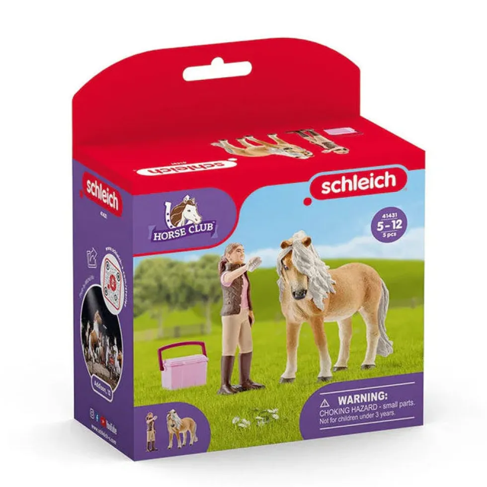 Schleich 41431 Islannin hevosen hoito setti - Erikoiserä!