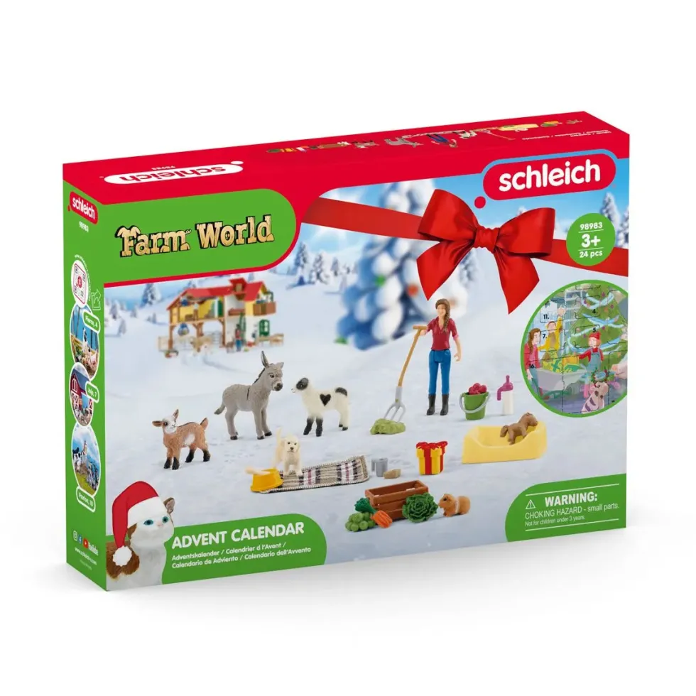 Schleich Joulukalenteri Farm World 2023