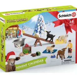 Schleich Joulukalenteri Farm World 2021