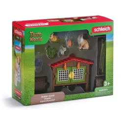 Schleich 42728 Kanin koppi ja 3 pupua