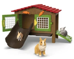 Schleich 42728 Kanin koppi ja 3 pupua