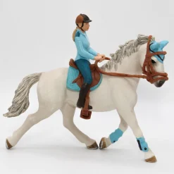 Schleich Kilparatsastaja, hevonen ja varusteet 42111 - Second Hand
