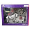 Schleich 41434 Knabstrup Nikita ja ratsastaja Elina - Second Hand