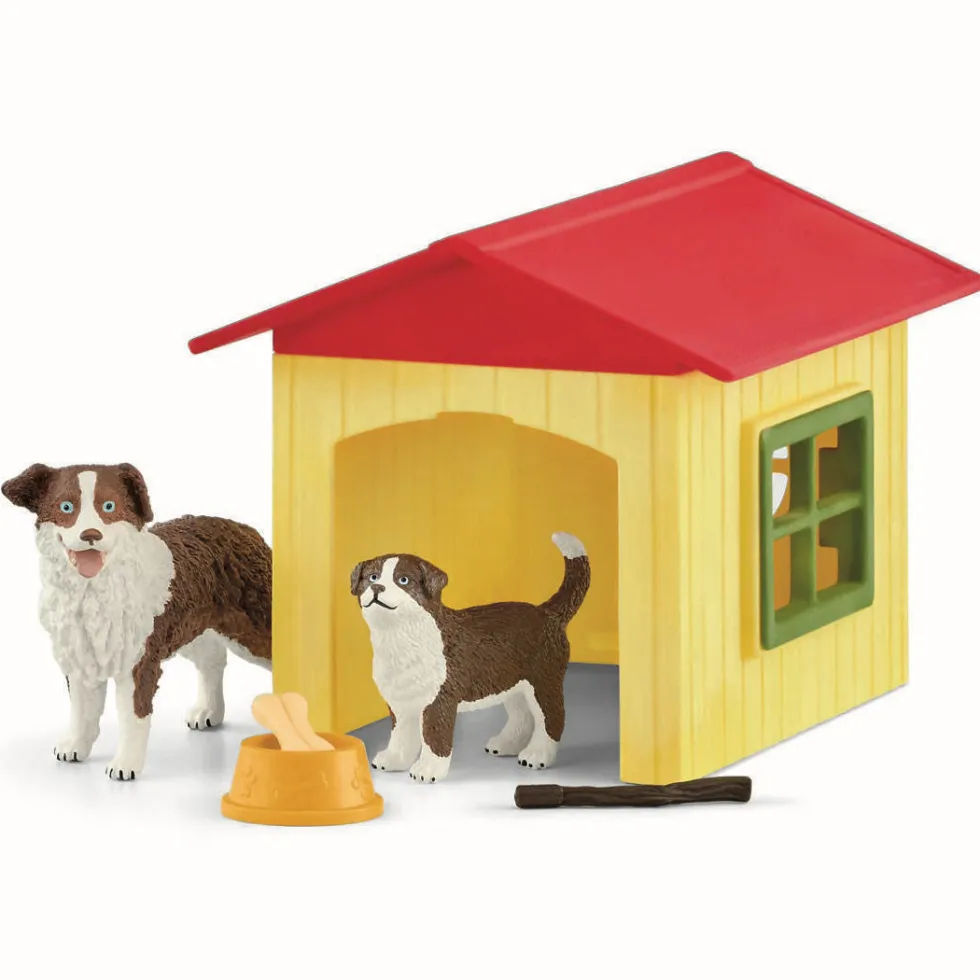 Schleich 42573 Koirankoppi ja Australian paimenkoirat