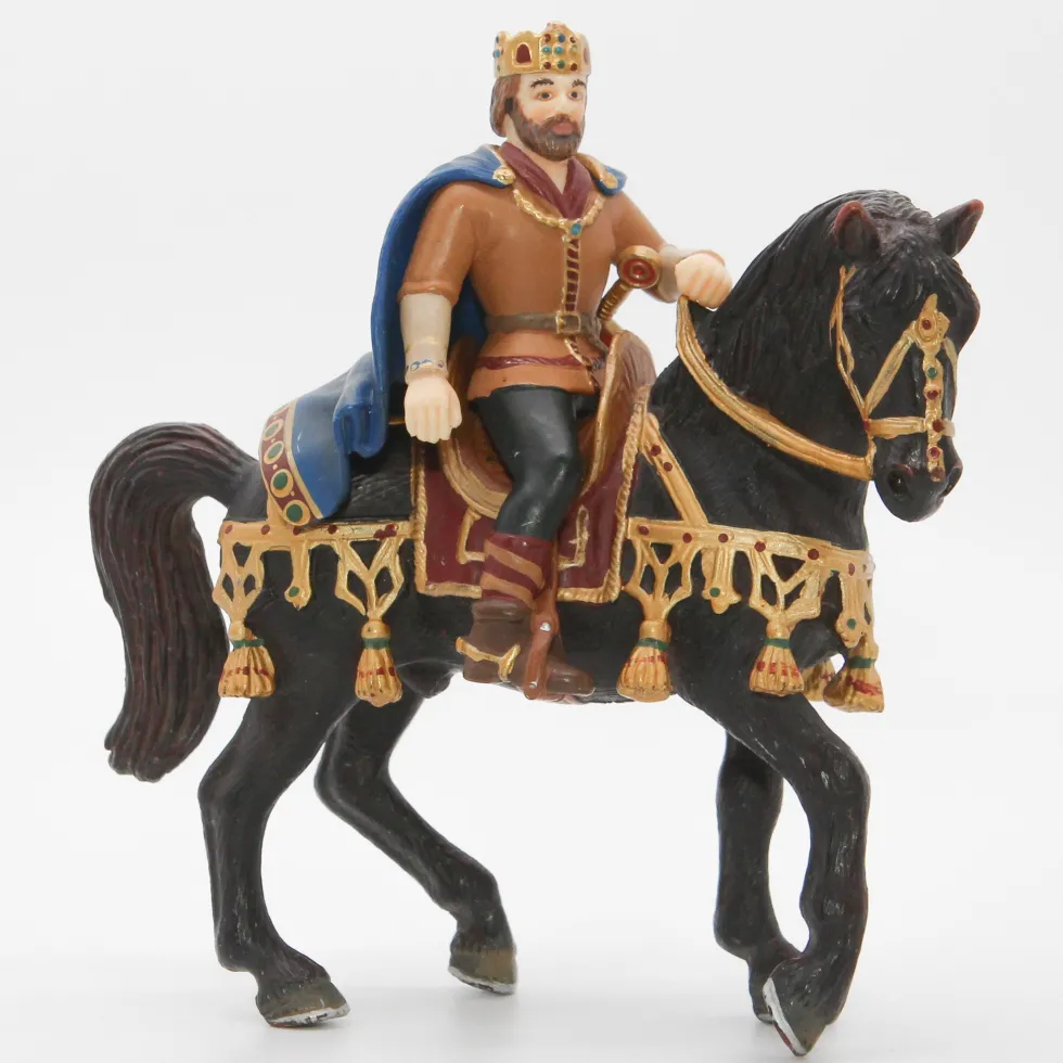 Schleich Kuningas ja hevonen 70049 - Second Hand