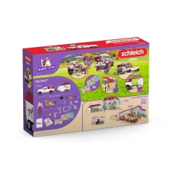 Schleich 42704 Lääkäriauto ja hevos traileri