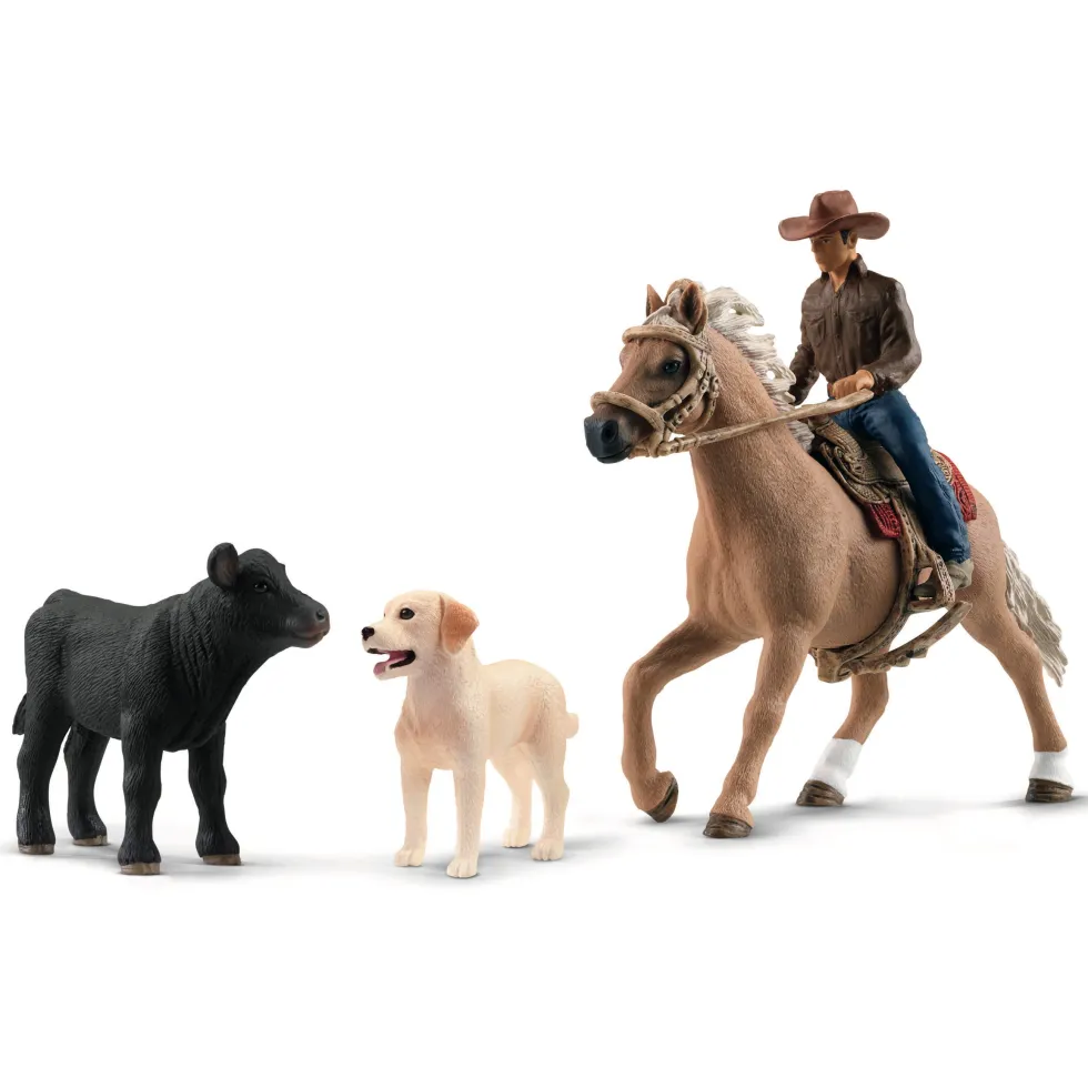 Schleich 42578 Lännenseikkailu ratsailla