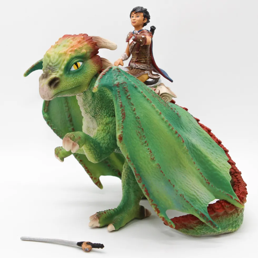 Schleich 70447 Lohikäärme ja poika Huom! miekka irti! - Second Hand