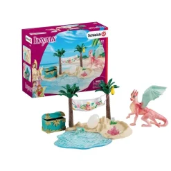 Schleich 42436 Lohikäärmesaari ja aarre