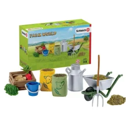 Schleich 42301 Maatilan eläinten ruokatarpeet