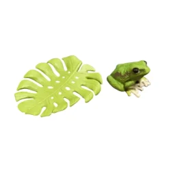Schleich mini Sammakko ja Lehti - Second Hand