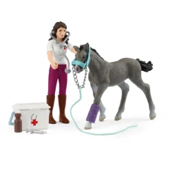 Schleich 42752 Pocket Set Mrs. Kramer with foal