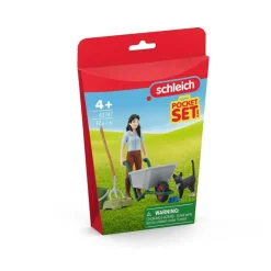 Schleich 42747 Pocket Set Muck-out and care set