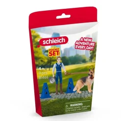 Schleich 81466 Pocket Set Poliisi ja saksanpaimenkoira