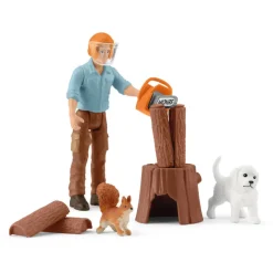 Schleich 81475 Pocket Set Puun kaato