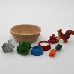 Schleich pupu vauva, orava ja tarvikkeet