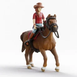 Schleich 42711 ratsastaja Hannah & Cayenne hevonen + varusteet