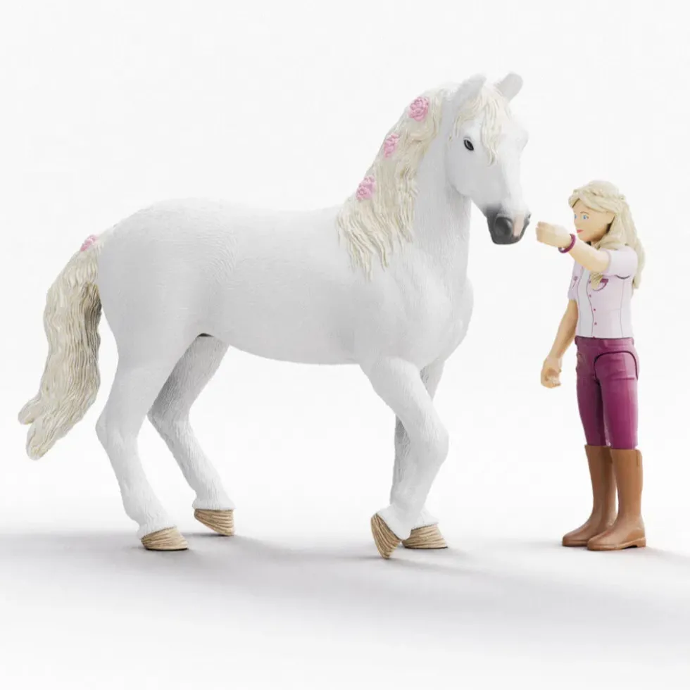 Schleich 42713 ratsastaja Sofia & Blossom hevonen + varusteet