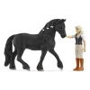 Schleich 42640 Ratsastaja Tori ja Princess hevonen
