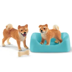 Schleich 42479 Shiba Inu emo ja pentu