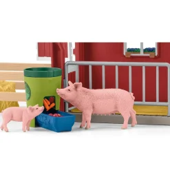 Schleich 42606 suuri Navetta eläimineen ja hoitajineen - Pakkaus viallinen!