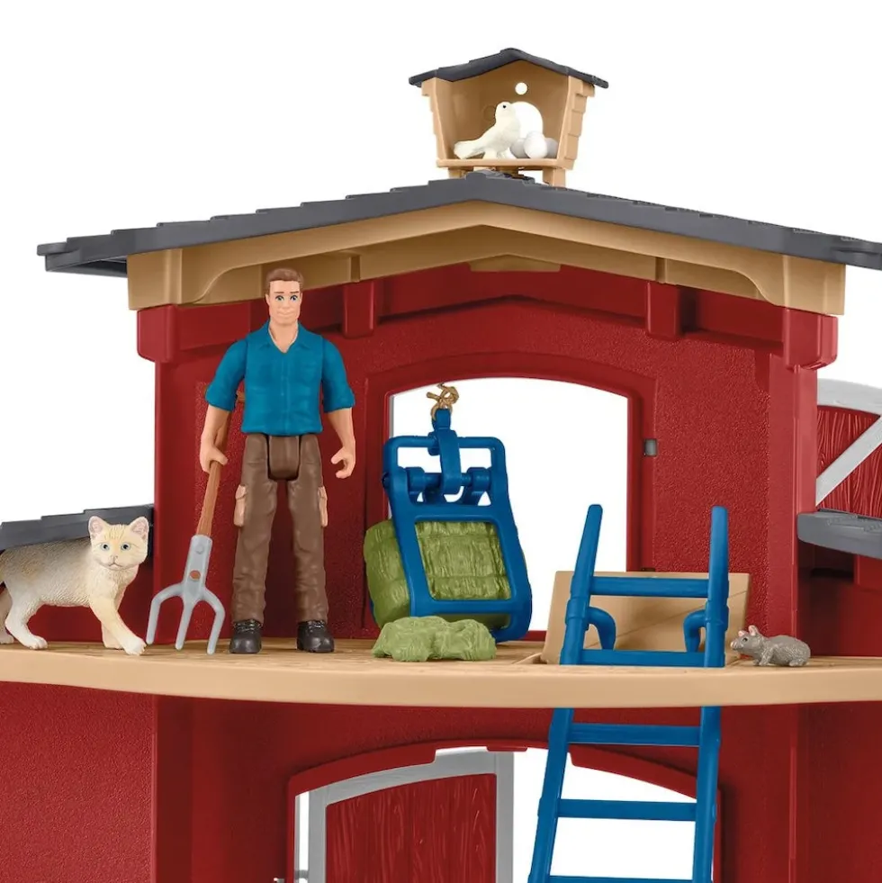 Schleich 42606 suuri Navetta eläimineen ja hoitajineen - Pakkaus viallinen!