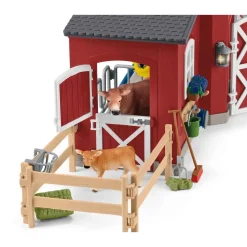 Schleich 42606 suuri Navetta eläimineen ja hoitajineen - Pakkaus viallinen!