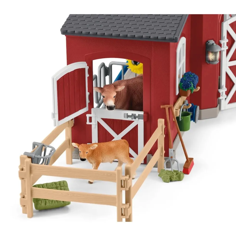 Schleich 42606 suuri Navetta eläimineen ja hoitajineen - Pakkaus viallinen!