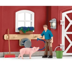 Schleich 42606 suuri Navetta eläimineen ja hoitajineen - Pakkaus viallinen!