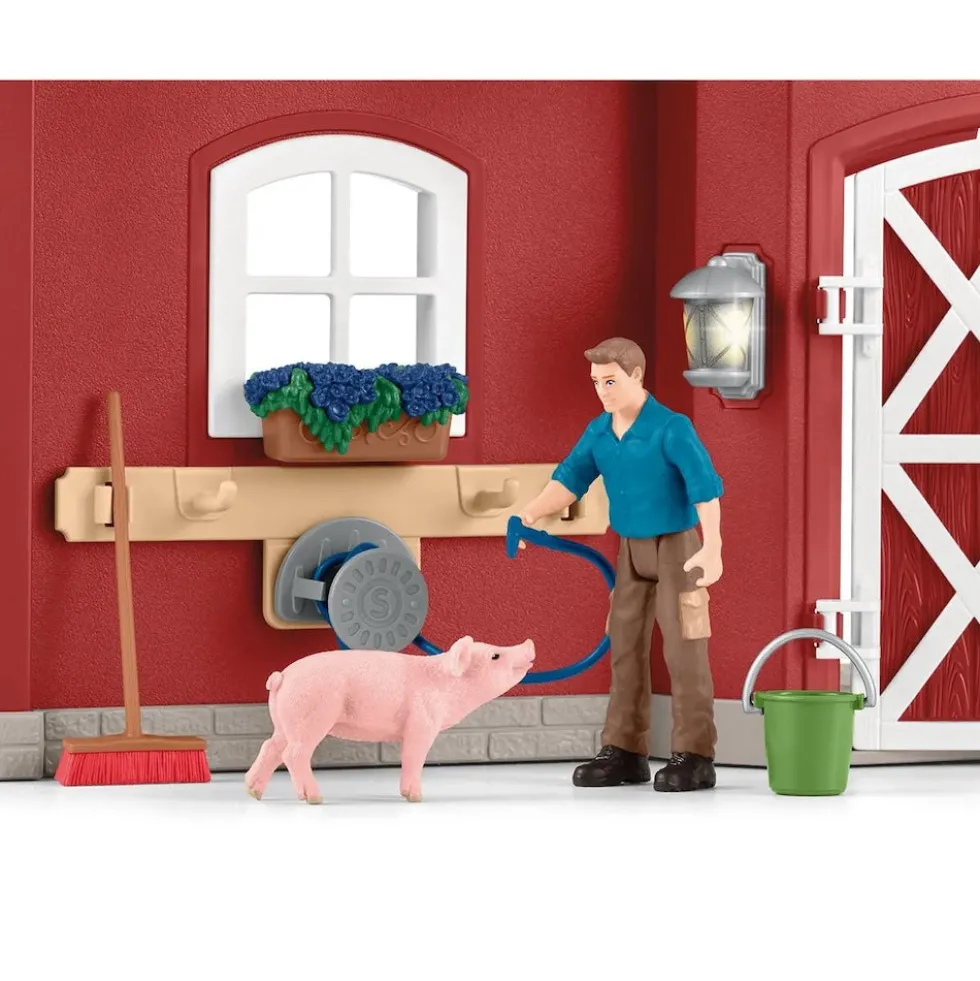 Schleich 42606 suuri Navetta eläimineen ja hoitajineen - Pakkaus viallinen!