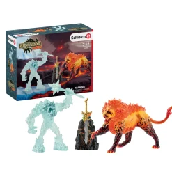 Schleich 42455 Taistelu superaseesta – jäähirviö vastaan tulileijona