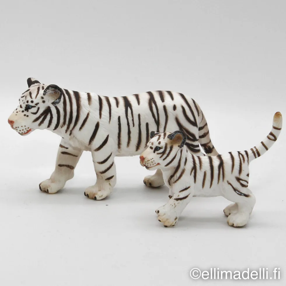 Schleich valkoinen Tiikeri ja pentu - Second Hand