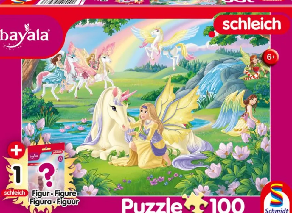 Schmidt Schleich Bayala palapeli, 100 palaa + figuuri