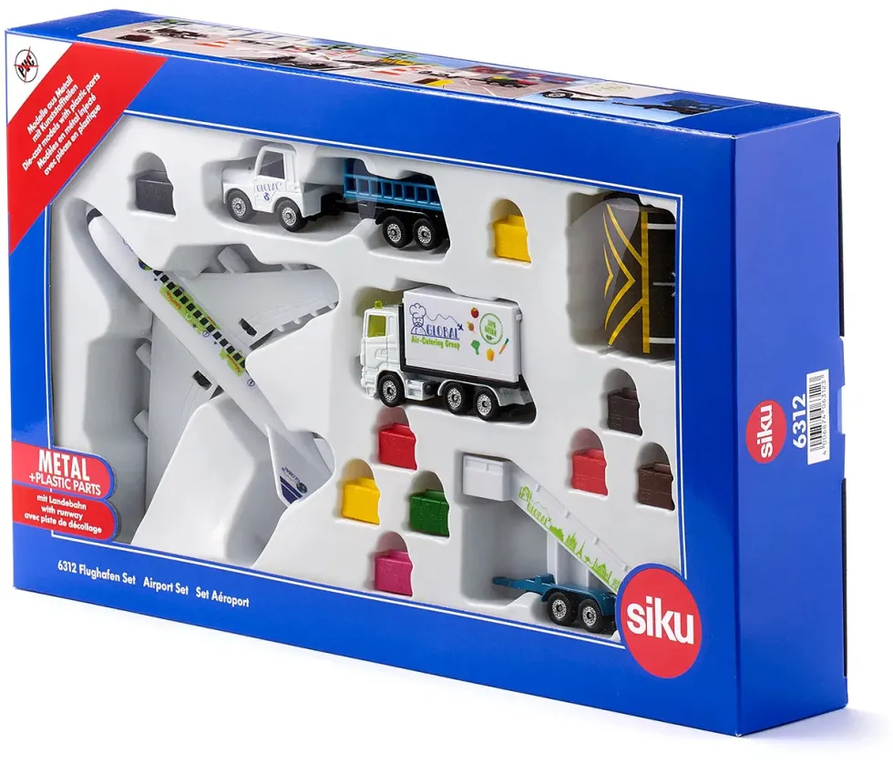 Siku 6312 Lentokone ja lentokenttä leikkisetti