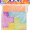 Slow rise Glitter Cubes puristelu fidget lelu, 7 osaa
