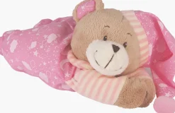Small Foot Nalle soittorasia - vaaleanpunainen