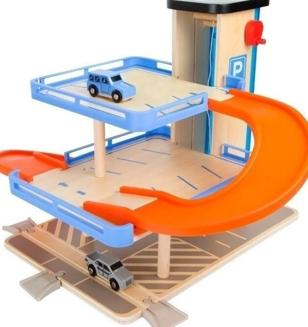 Small Foot Parkkitalo pikkuautoille