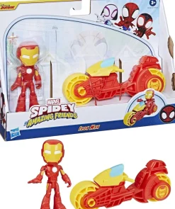 Spidey Iron Man moottoripyörä leikkisetti