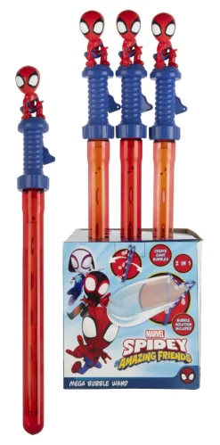 Spidey Mega 2 in 1 Saippuakupla sauva 52cm